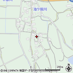 岡山県津山市池ケ原538-1周辺の地図