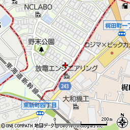 小田設備周辺の地図