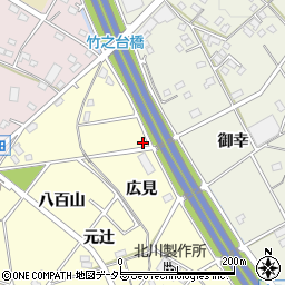 愛知県豊田市住吉町広見周辺の地図