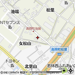愛知県豊田市高岡町池端21周辺の地図
