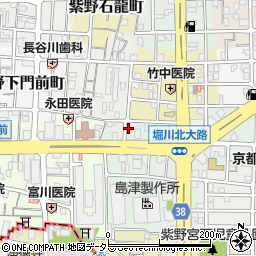 京都府京都市北区紫野西御所田町27周辺の地図