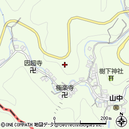 滋賀県大津市山中町11周辺の地図