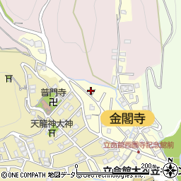 京都府京都市北区衣笠氷室町42周辺の地図