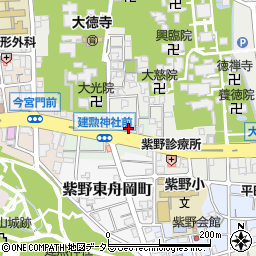 大こう本店大徳寺店周辺の地図