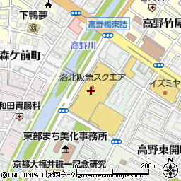 株式会社ＪＴＢ関西トラベランド　カナート洛北店周辺の地図