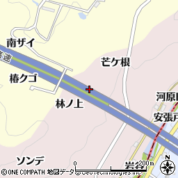 愛知県豊田市桂野町林ノ上周辺の地図