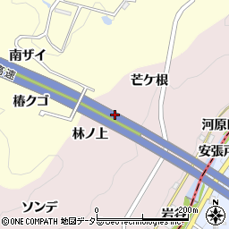愛知県豊田市桂野町（林ノ上）周辺の地図