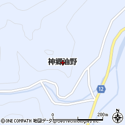 岡山県新見市神郷油野周辺の地図