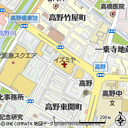 株式会社銀花園　高野店周辺の地図