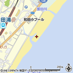 千葉県南房総市和田町仁我浦周辺の地図