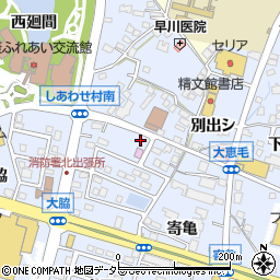 愛知県東海市荒尾町（大城）周辺の地図