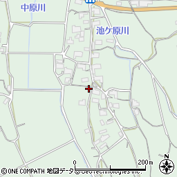 岡山県津山市池ケ原500周辺の地図