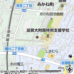 滋賀県大津市あかね町4周辺の地図