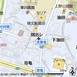 愛知県東海市荒尾町別出シ周辺の地図