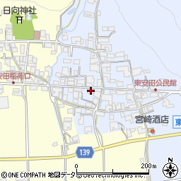 兵庫県多可郡多可町中区東安田597周辺の地図