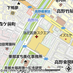 マクドナルド洛北阪急スクエア店周辺の地図