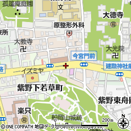 京都府京都市北区紫野西野町周辺の地図