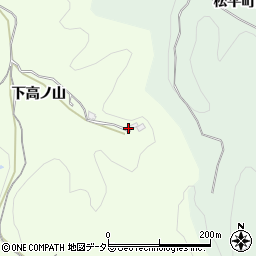 愛知県豊田市林添町（上高ノ山）周辺の地図