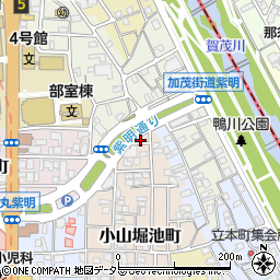 京都府京都市北区小山堀池町4周辺の地図