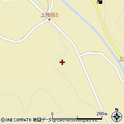 兵庫県宍粟市山崎町上牧谷213周辺の地図