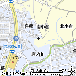 愛知県東海市荒尾町真池2周辺の地図
