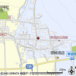 兵庫県多可郡多可町中区東安田630周辺の地図