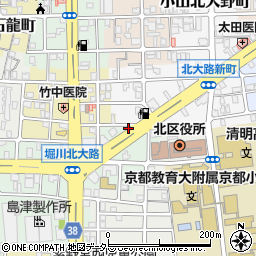 京都府京都市北区紫野西御所田町42周辺の地図