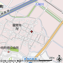 三重県四日市市小牧町2368-1周辺の地図
