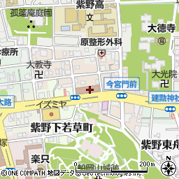 京都市地域包括支援センター　紫野地域包括支援センター周辺の地図