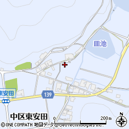 兵庫県多可郡多可町中区東安田485周辺の地図