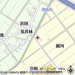 愛知県刈谷市東境町銀河周辺の地図