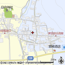 兵庫県多可郡多可町中区東安田637周辺の地図