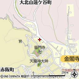 京都府京都市北区衣笠氷室町35周辺の地図