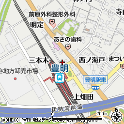 タックメイト豊明駅前店周辺の地図