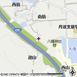 京都府亀岡市千代川町湯井迎山25周辺の地図