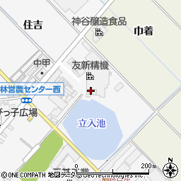 愛知県豊田市前林町（立圦）周辺の地図