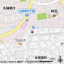 永覚コーポ周辺の地図