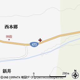 愛知県豊田市神殿町東本郷周辺の地図
