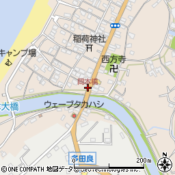 岡本橋周辺の地図