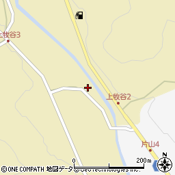 兵庫県宍粟市山崎町上牧谷173周辺の地図