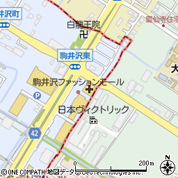 バースデイ駒井沢店周辺の地図