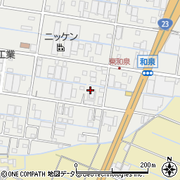 エバーグリーン中京周辺の地図