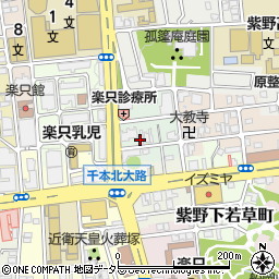 京都府京都市北区紫野上御輿町周辺の地図