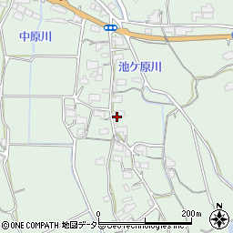 岡山県津山市池ケ原566周辺の地図