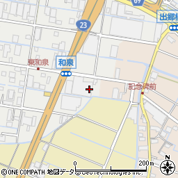 三重県桑名市和泉500-2周辺の地図