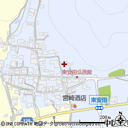 兵庫県多可郡多可町中区東安田621周辺の地図