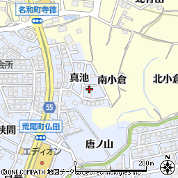 愛知県東海市荒尾町真池17周辺の地図