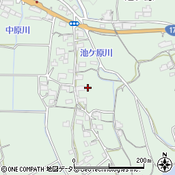 岡山県津山市池ケ原564周辺の地図