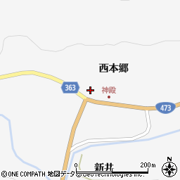 愛知県豊田市神殿町西本郷60周辺の地図