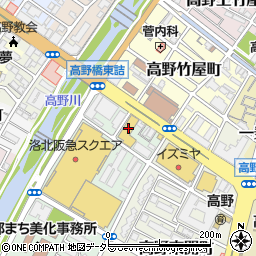 Ａｕｄｉ京都周辺の地図